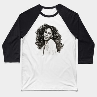 Donna Summer  portrait Retro Vintage Baseball T-Shirt